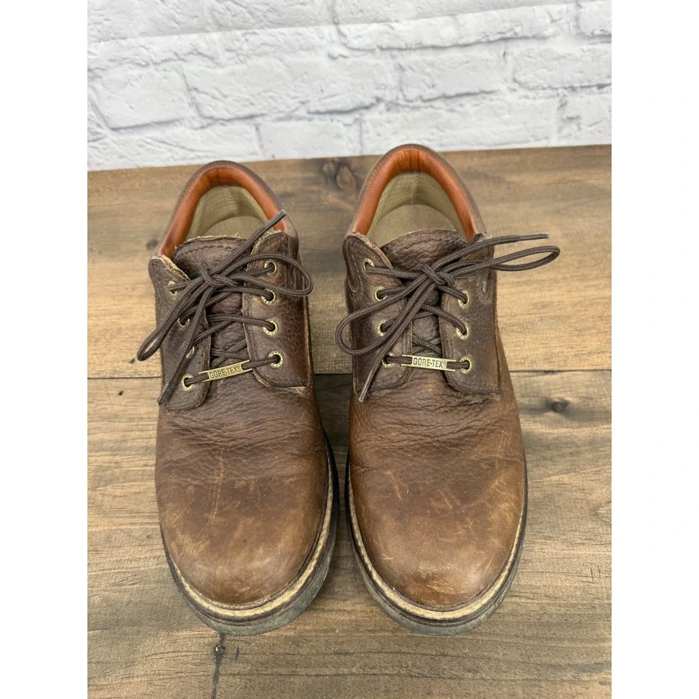 Irish Setter Gore-Tex Leather Work Shoes Brown Waterproof Oxford Men's Size 10